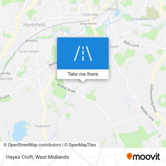Hayes Croft map