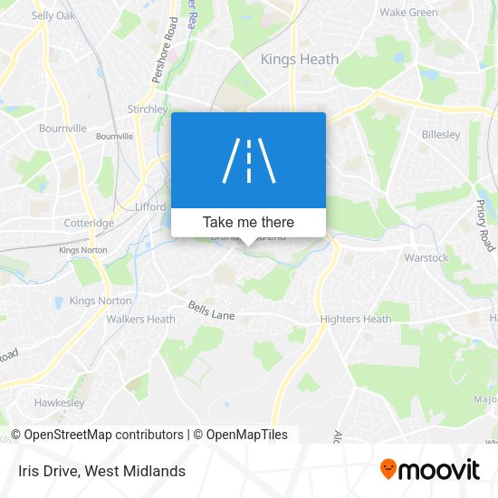 Iris Drive map