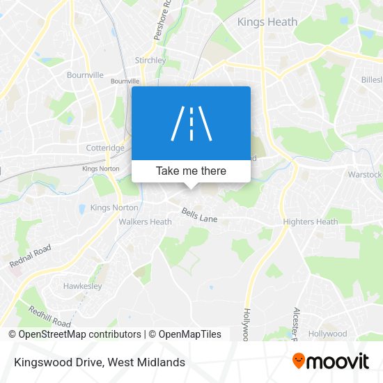 Kingswood Drive map