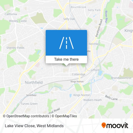 Lake View Close map