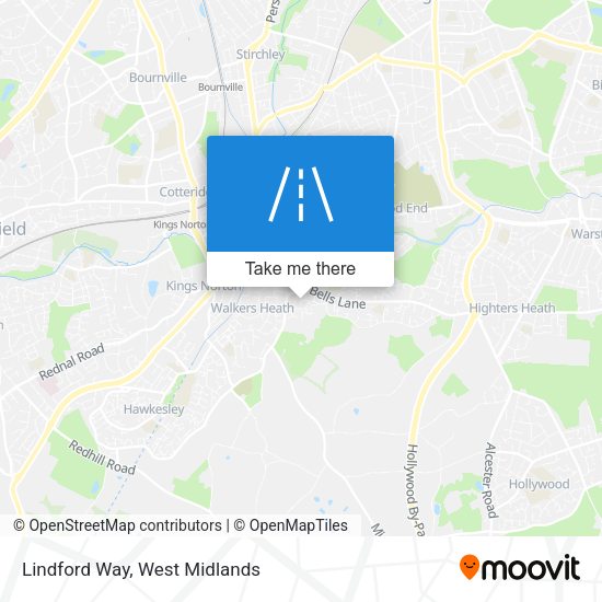 Lindford Way map