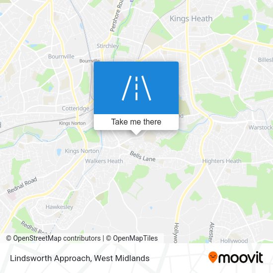 Lindsworth Approach map