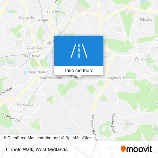 Linpole Walk map