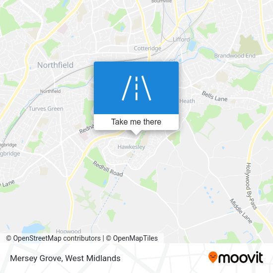 Mersey Grove map