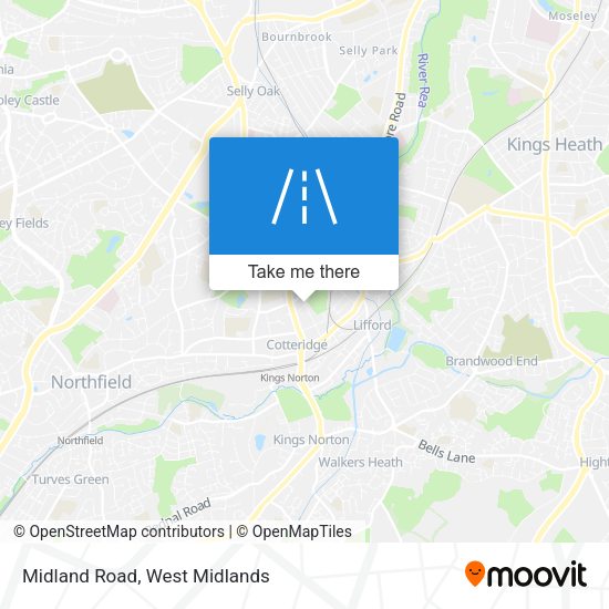 Midland Road map