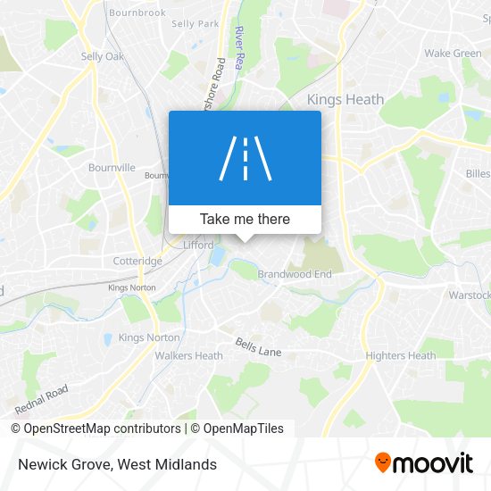Newick Grove map