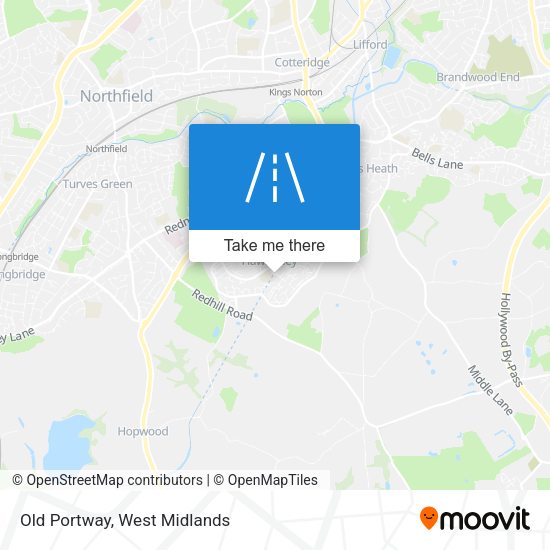 Old Portway map