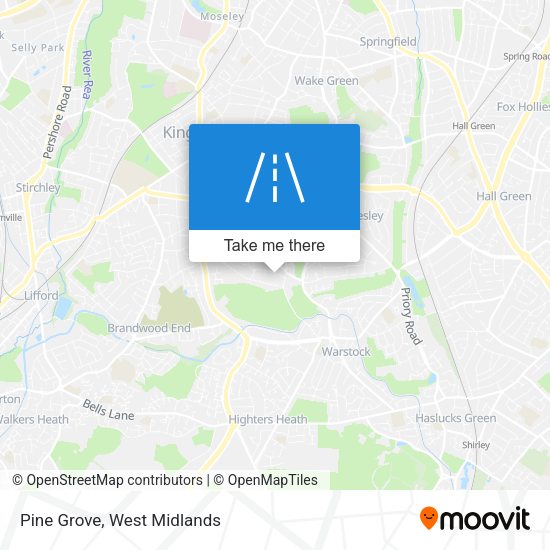Pine Grove map