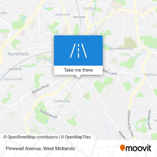 Pinewall Avenue map