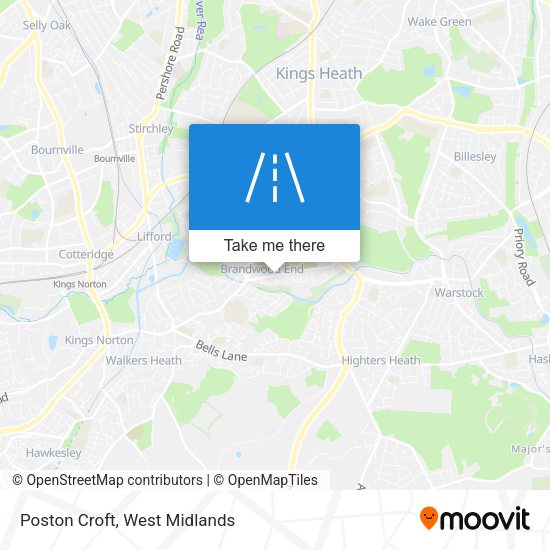 Poston Croft map