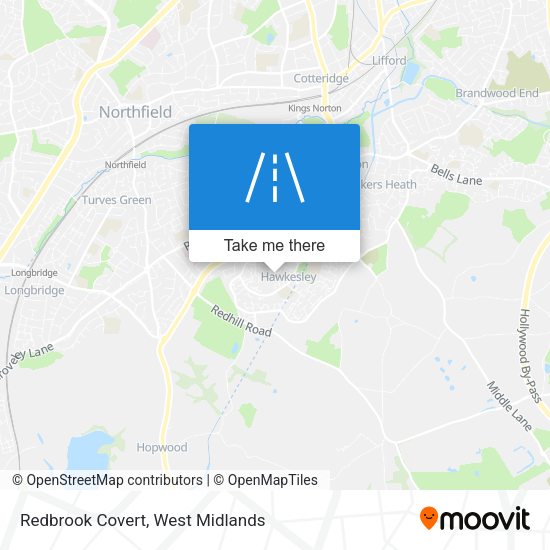 Redbrook Covert map