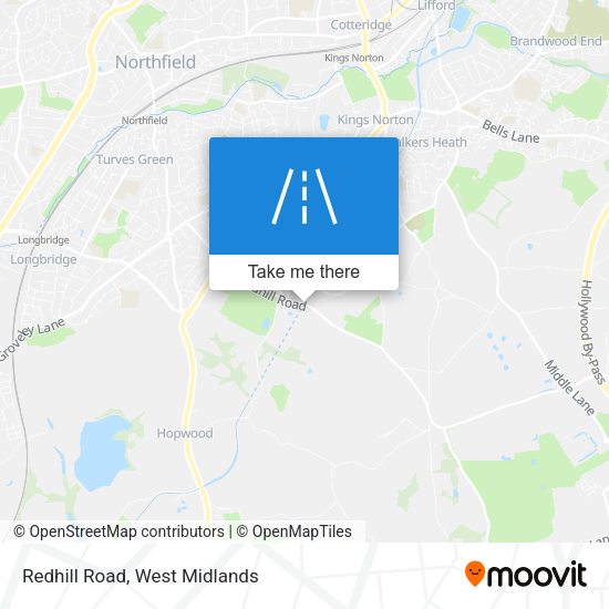 Redhill Road map