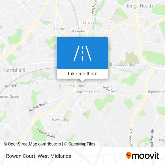 Rowan Court map