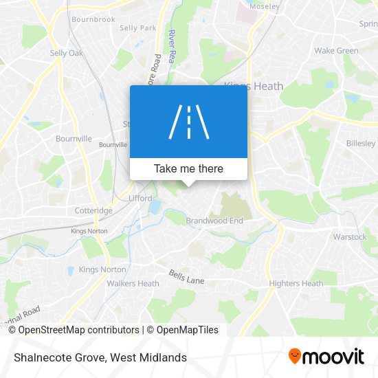 Shalnecote Grove map