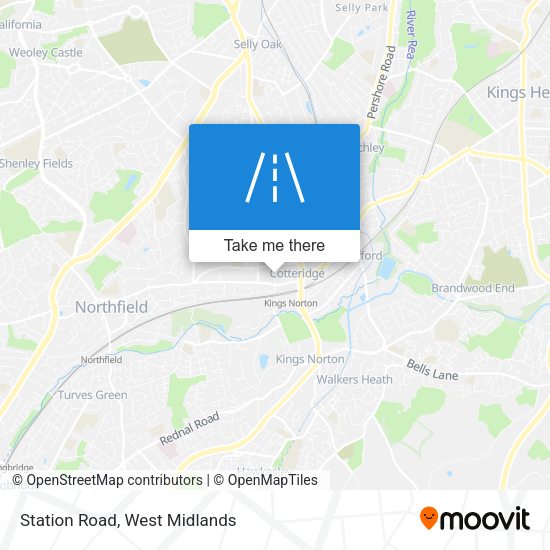 Station Road map