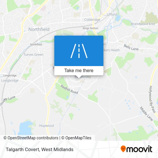 Talgarth Covert map