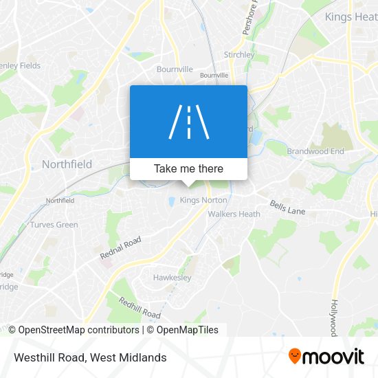 Westhill Road map