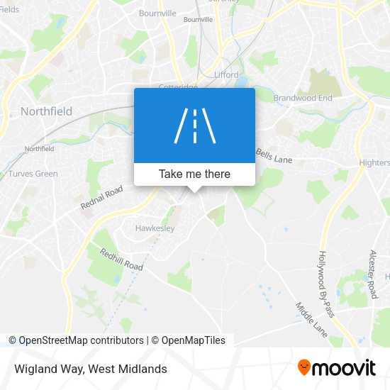 Wigland Way map