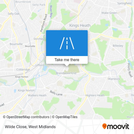Wilde Close map