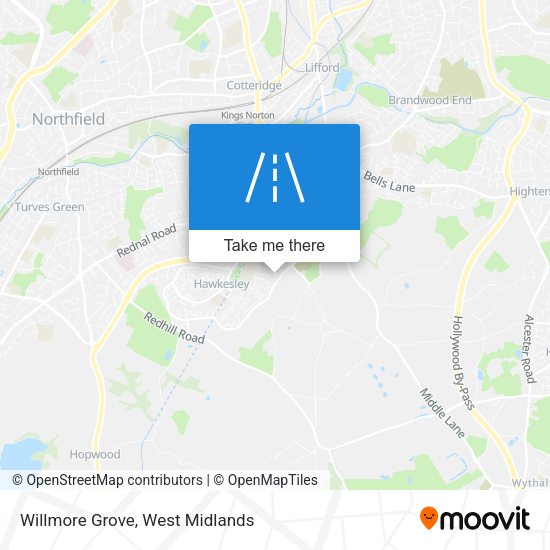 Willmore Grove map