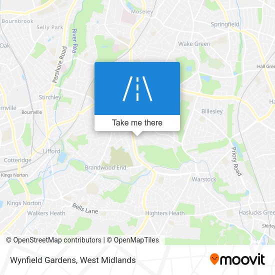 Wynfield Gardens map