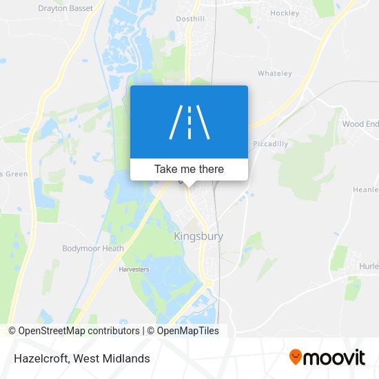 Hazelcroft map
