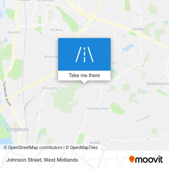 Johnson Street map