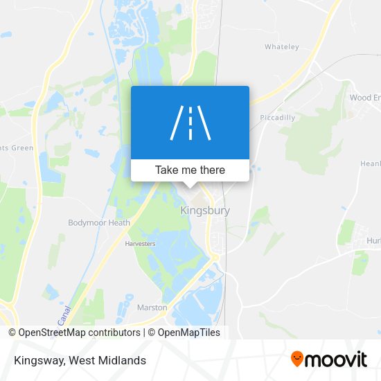 Kingsway map