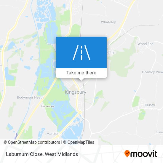 Laburnum Close map
