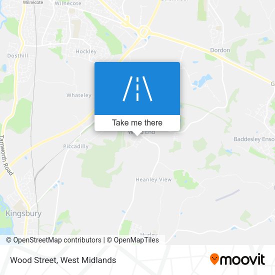 Wood Street map