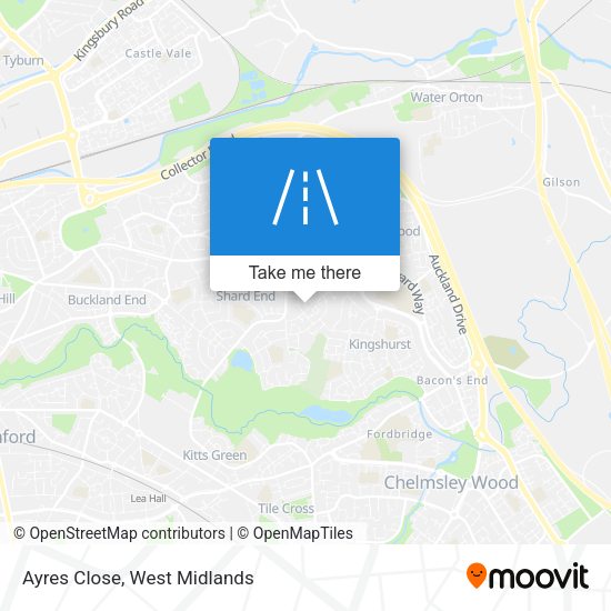 Ayres Close map
