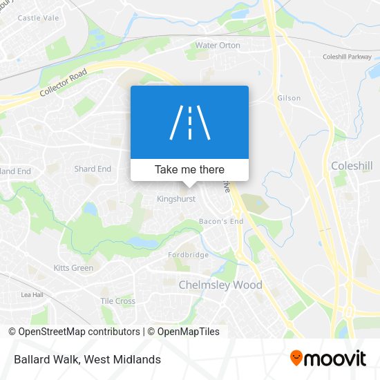 Ballard Walk map