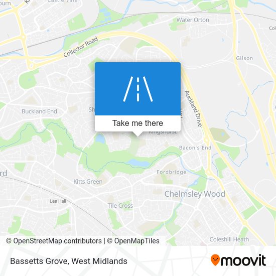 Bassetts Grove map