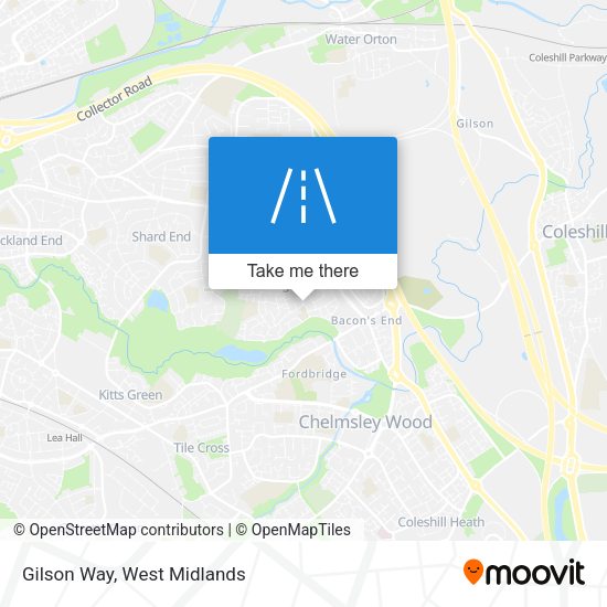 Gilson Way map