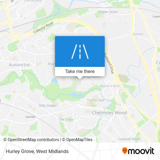 Hurley Grove map