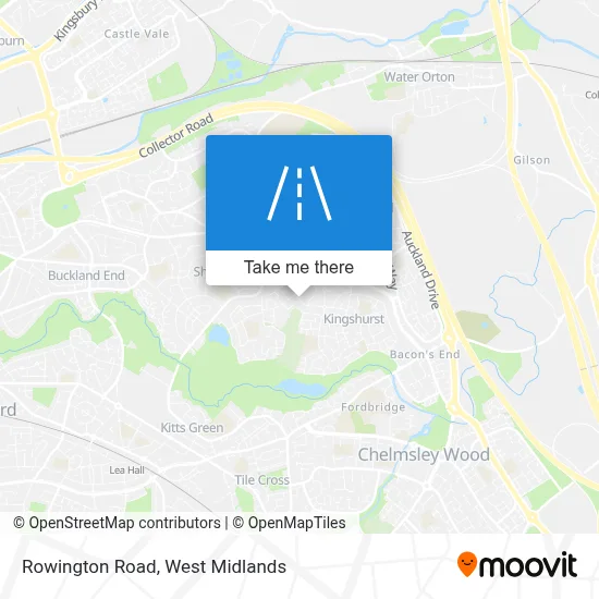 Rowington Road map