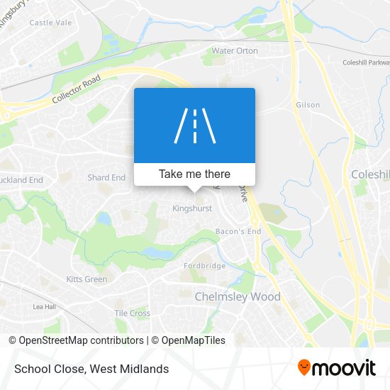 School Close map