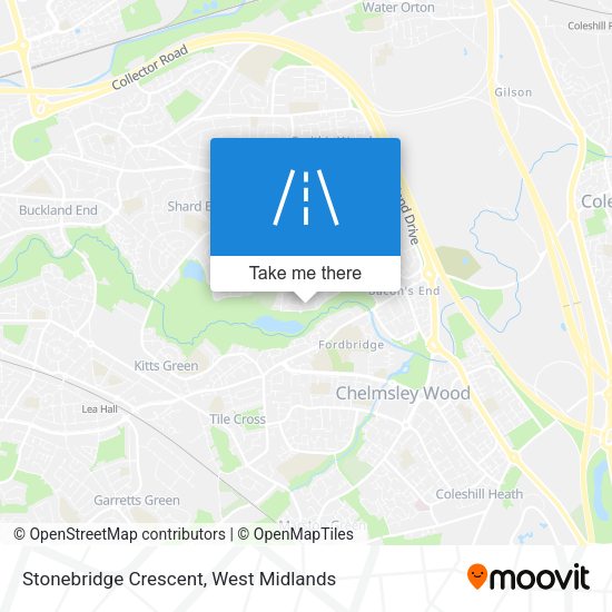 Stonebridge Crescent map