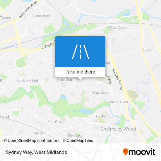 Sydney Way map