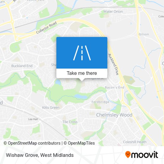 Wishaw Grove map