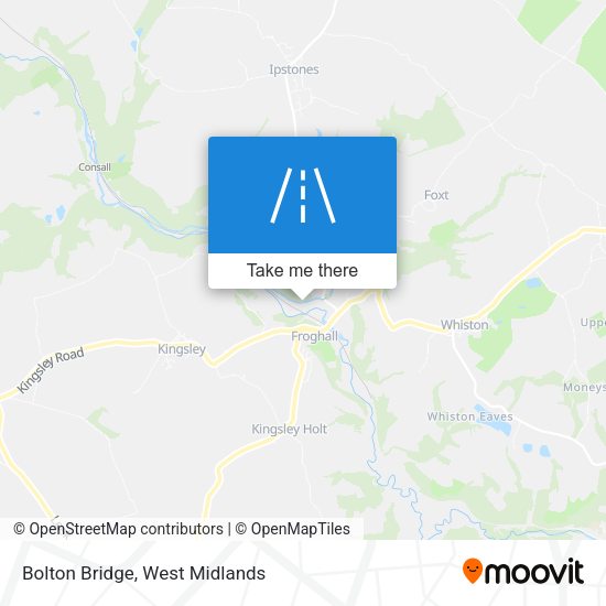 Bolton Bridge map