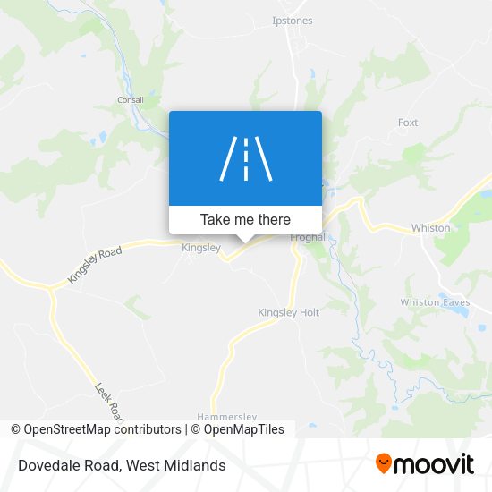 Dovedale Road map