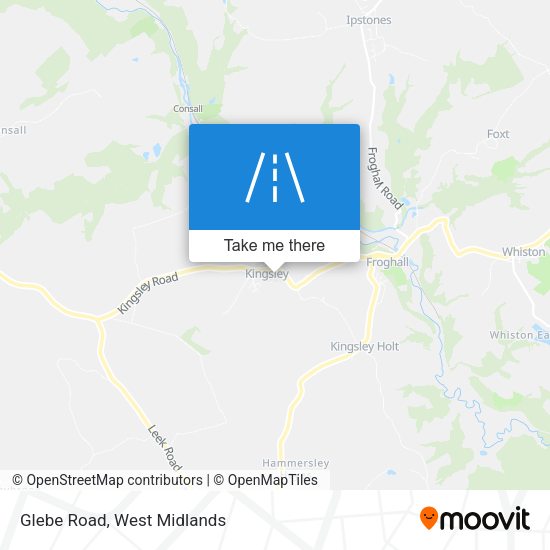 Glebe Road map