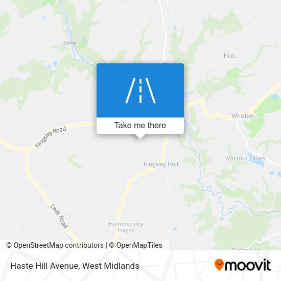 Haste Hill Avenue map