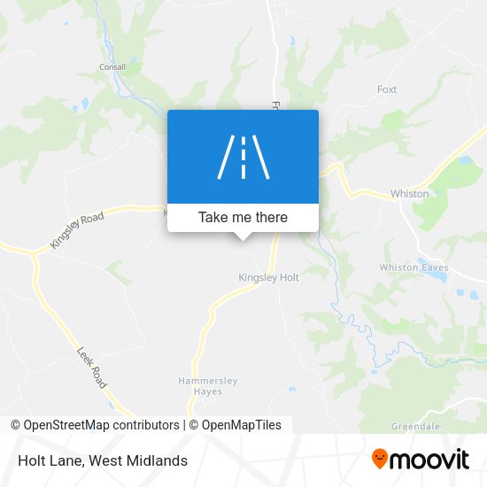 Holt Lane map