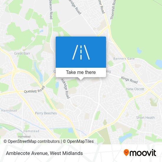 Amblecote Avenue map