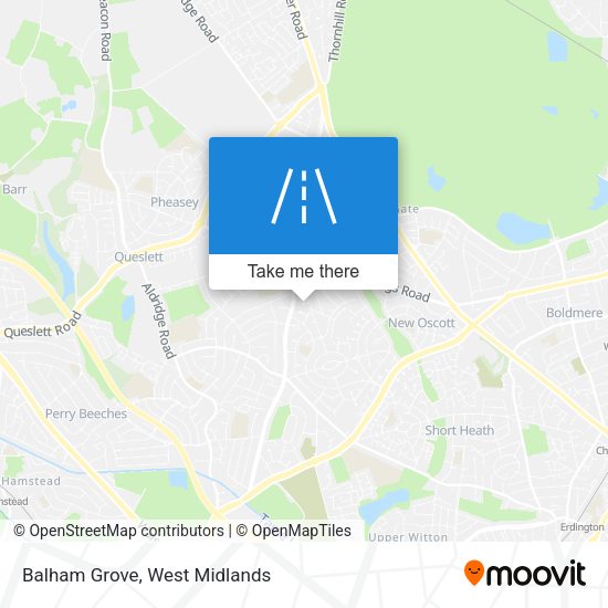 Balham Grove map