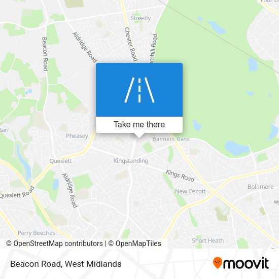 Beacon Road map