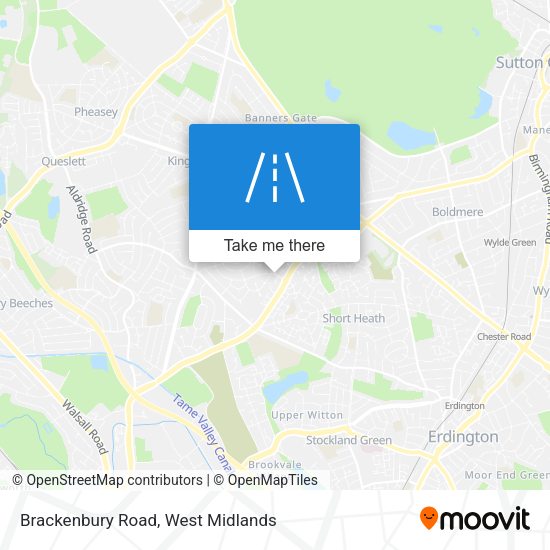 Brackenbury Road map