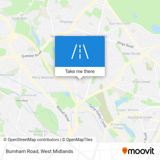 Burnham Road map